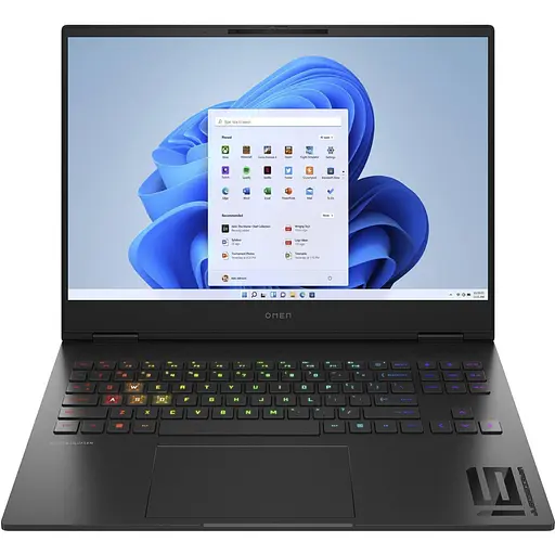 Ноутбук HP 16 OMEN 16-ak0008ua 2K IPS/AI9-HX375/32GB/1TB SSD/RTX 5080 16GB/DOS/Черный (BV8Y7EA) - фото 1