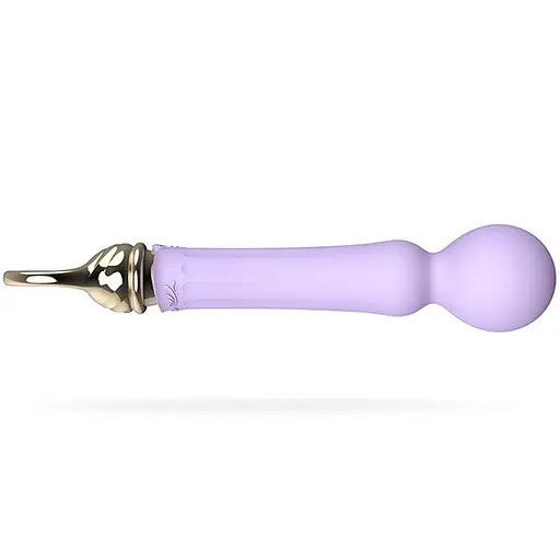 Вібромасажер Zalo Confidence Pre-Heating Wand Massager 22.5 см фіолетовий - фото 3