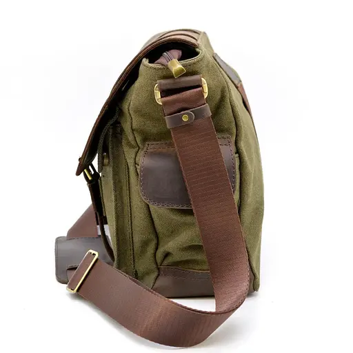 Чоловіча шкіряна сумка TARWA 27х39х12 см sum0026064 - фото 4