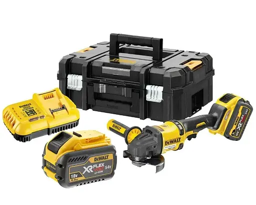 Аккумуляторная болгарка DeWalt с АКБ и ЗУ DCG418X2 - фото 2