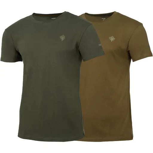 Футболка Hallyard Jones 3XL 2шт Зелёный/Оливковый - фото 1