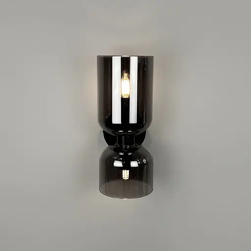 Необычное бра с двухсторонним светом 33х14 см Line F Арт. WJ1805/2 BK|GR - фото 4