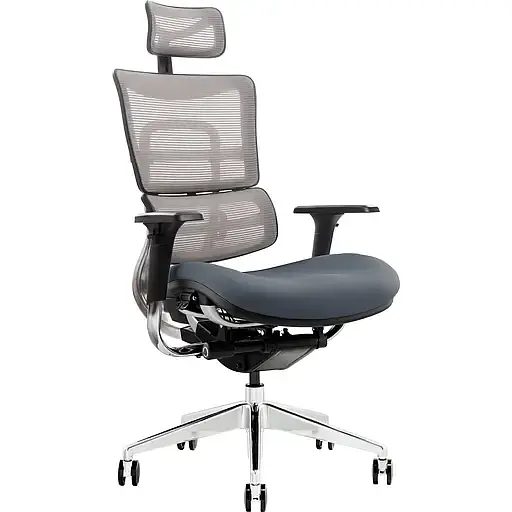 Офисное кресло GT Racer X-802 (W-20, B-40), светло-серое (X-802 Bright Gray (W-20 B-40)) - фото 2