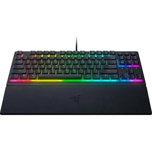 Клавиатура Razer Ornata V3 TKL Mecha-Membrane Switches USB Black (RZ03-04880100-R3M1) - фото 2