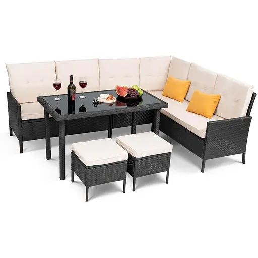 Садові меблі Di Volio Venice чорні - фото 3