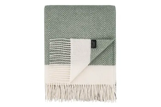 Плед Ardesto Leonardo Bianco 140x200 см 100% шерсть зеленый (ART0504LB) - фото 3