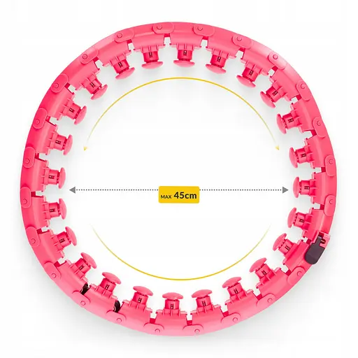 Обруч (хулахуп) массажный 4FIZJO с отягощением 4FJ0633 (P-5907739316820) - фото 4