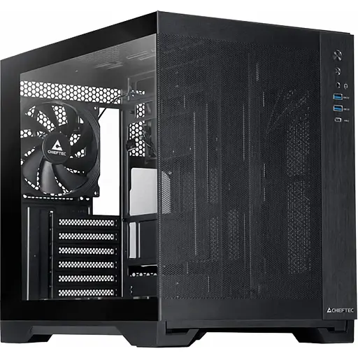 Корпус Chieftec Visio Air Black (GM-30B-M-OP) [135043]