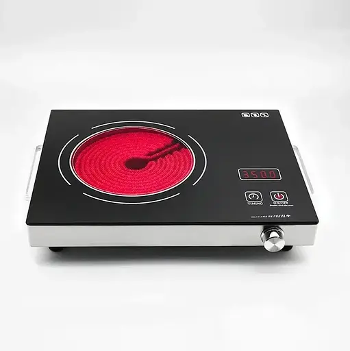 Плита одноконфорочная инфракрасная Zepline ZP-061 портативная плита 2200 Вт Стеклокерамика Черный - фото 3