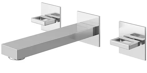 Смеситель для умывальника Kohlman Nexen chrome + BOX скрытого монтажа QW193U Хром - фото 1