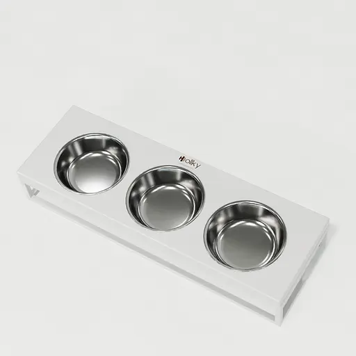 Hollky Base Bar — три миски на підставці (3 × 0,45 л) - фото 5