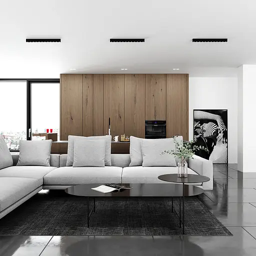 Стельова люстра Skarlat RSLC78074-8 8×1.5W BK 3000K - фото 7