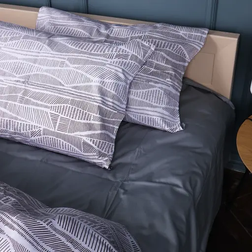 Комплект постільної білизни MirSon Сатин Lines of Nature 220х240 см (2200011122809) - фото 4