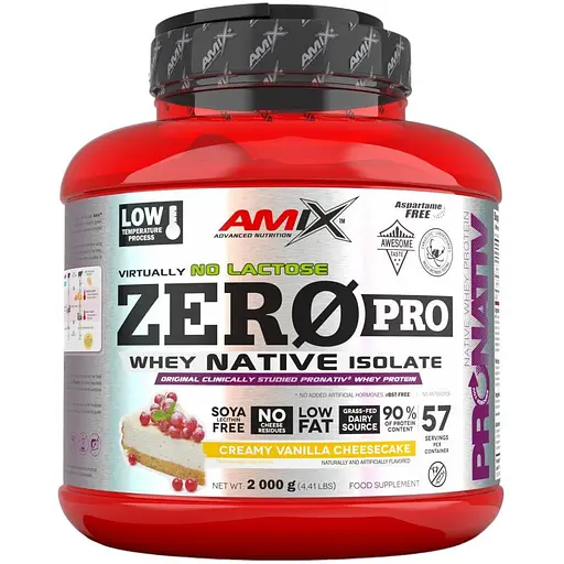 Протеин Amix ZeroPro Protein Сливочно-ванильный чизкейк 2 кг (818068) - фото 1