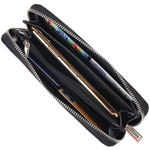 Женский кожаный кошелек Canpellini 19х9.5х2.5 см acs0025131 - фото 5