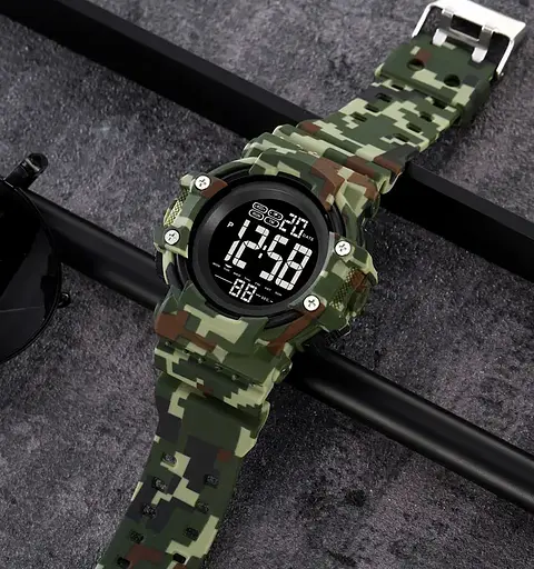 Годинник чоловічий спортивний наручний Skmei 2195 (Камуфляж) - фото 4