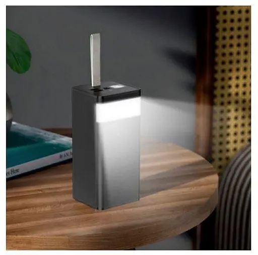 Універсальна мобільна батарея Profit 50000 мач акумулятор зовнішній з дисплеєм і ремінцем - фото 3