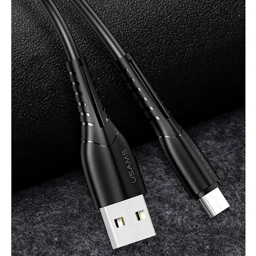 Кабель Usams MicroUSB U35 2A 1m (Black) [62503] - фото 3