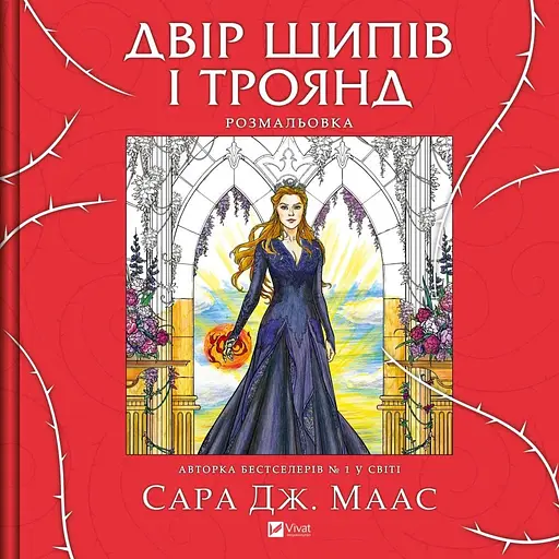 Розмальовка Двір шипів і троянд