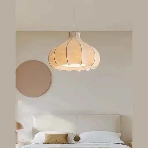 Дизайнерский светильник с полимерным абажуром Ø50x40 см Line F AK01-500 Белый - фото 1