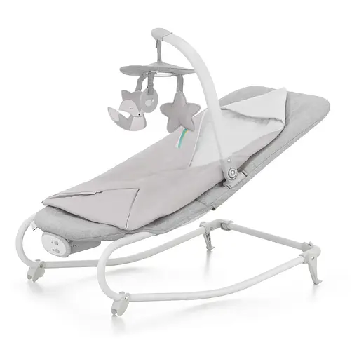 Шезлонг-гойдалка Kinderkraft Felio 2 Stone Grey (KBFELI20GRY0000)