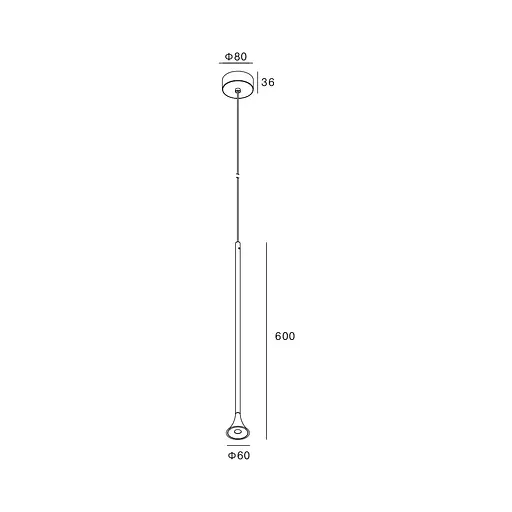 Підвісний світильник Premium Skarlat RHL7750 5W BK+WH 3000K - фото 2