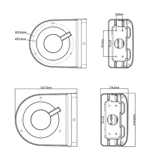 Кронштейн TVT TD-YZJ0204 (77-00106) - фото 3