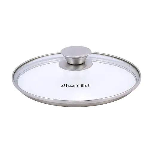 Каструля 2 л з нержавіючої сталі з кришкою та порожнистими ручками для індукції та газу KM-4901 Сірий 87479 - фото 4