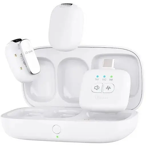 Мікрофонна система бездротова Ulanzi Vijim A30 Tiny Microphone білий (A013GBW1 A30) - фото 1