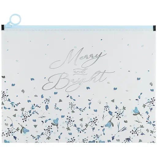 Папка на молнии zip-lock Axent Flower Symphony-1 А5+ (1498-44-A)