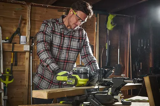 Пила торцовочная Ryobi ONE+ RMS18190-0 аккумуляторная 18В без АКБ и ЗП - фото 5