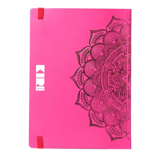 Щоденник-мотиватор недатований "Мандала Малиновий колір" 21203-KR Нанокрафт у книжковій палітурці - фото 2