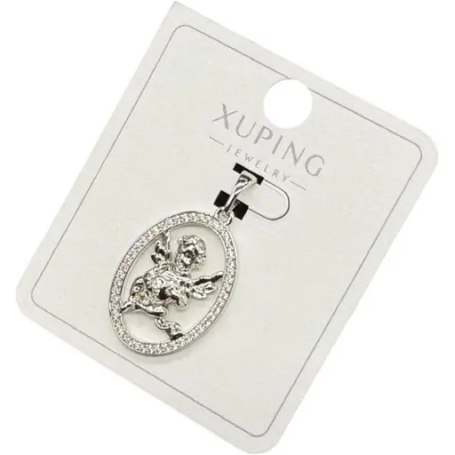 Кулон із медичного золота Xuping Ангел купідон на ланцюжок - фото 1