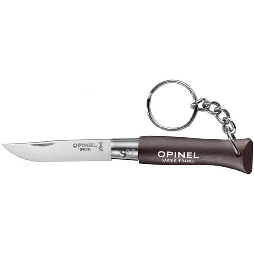 Нож Opinel Keychain №4 Inox. Цвет – темно-серый