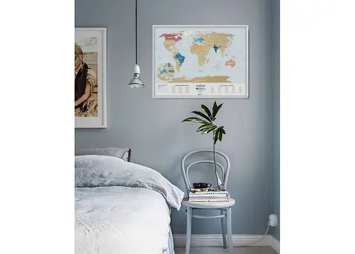 Скретч карта мира 1DEA.me Travel Map Holiday Lagoon World (13052) - фото 6