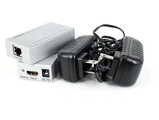 Подовжувач HDMI по кабелю UTP до 60м з БЖ 3D, (RX/TX) RTL - фото 3