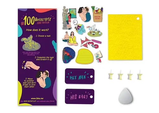 Скретч постер 1DEA.me #100 Bucketlist Для Закоханих LOVE edition (англ.) (13018) - фото 3