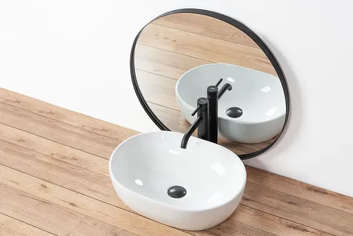 Умывальник Rea Amelia 48 накладной белый REA-U0416, Белый - фото 5