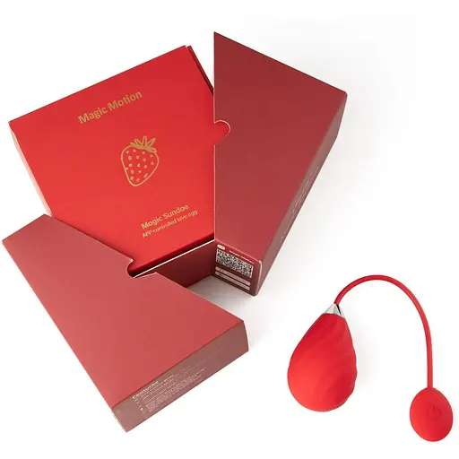 Смарт-виброяйцо Magic Motion Sundae Red - фото 2
