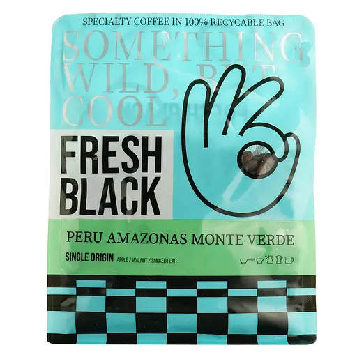 Кава в зернах Fresh Black Peru Amazonas Monte Verde 200 г  - фото 3