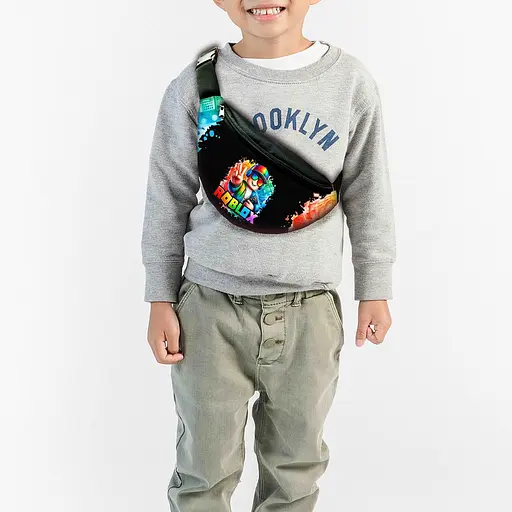 Набір дитячий Роблокс «Roblox» рюкзак 36х27см сумка-бананка, кружка з принтом для хлопчика (01588) - фото 3