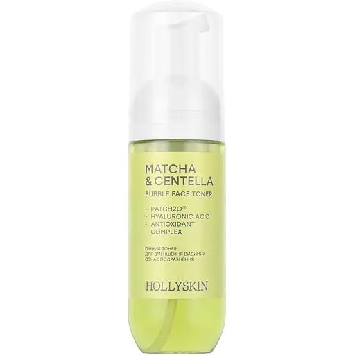 Пенный тонер  Hollyskin Matcha & Centella для уменьшения видимых признаков раздражения 150 мл - фото 1