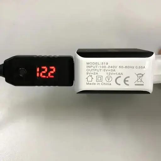 Преобразователь напряжения Nectronix USB-DC от 4.8 до 12.8 В с экраном для быстрых зарядок стандарта QC 3.0 - фото 7
