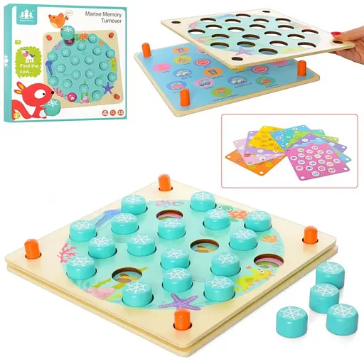 Дитяча розвиваюча дерев'яна іграшка MD 2785 карточки 10 шт - фото 5