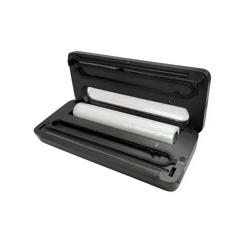 Бытовой вакууматор Grunhelm GV 104 BI ширина герметизации 2 мм Упаковщик для сухих влажных пищевых продуктов Серый - фото 3