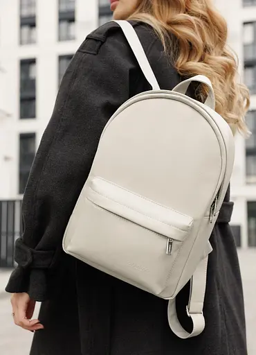 Женский рюкзак Sambag Brix Classic серый 35 х 25 х 12 см (14511030) - фото 5