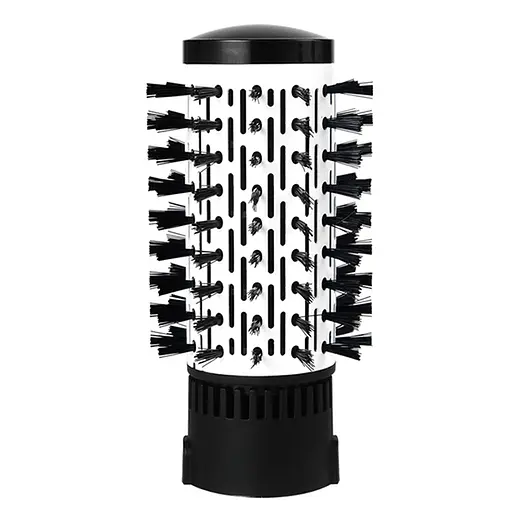 Фен щітка DSP 4в1 гребінець з обертовою насадкою для укладання та завивки волосся з іонізацією автоматична 1200 Вт Чорний - фото 3