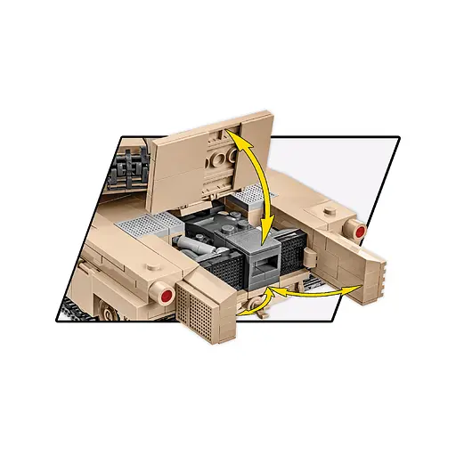 Конструктор Cobi Танк M1A2 Абрамс, 975 деталей (COBI-2622) - фото 7