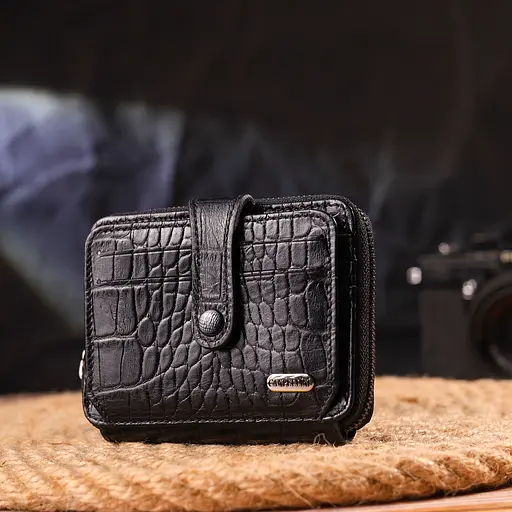 Кожаный женский кошелек Canpellini 10.8х8.5х2 см acs0025070 - фото 7