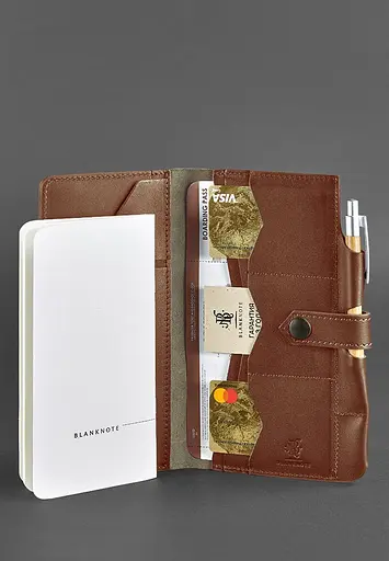 Кожаный тревел-кейс 4.0 светло-коричневый - фото 3